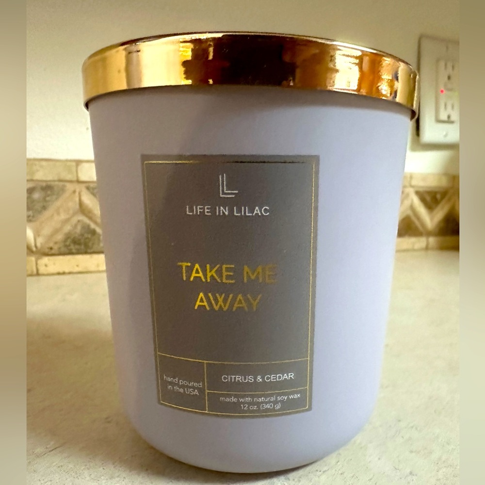 Life in Lilac candle - Take Me Away